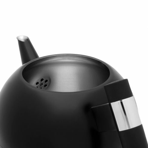 Double Wall Meteor Teapot - Black